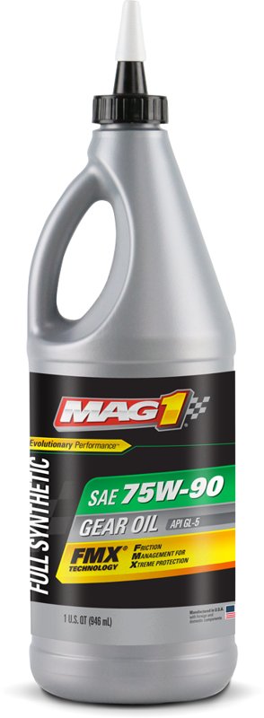 MAG 1 Full Synthetic 75W-90 GL-5 Gear Oil 1 Qt (MAG162378) - MAG 1